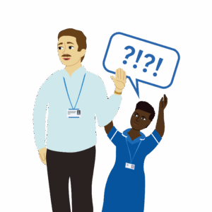 cartoon depiction of incivility